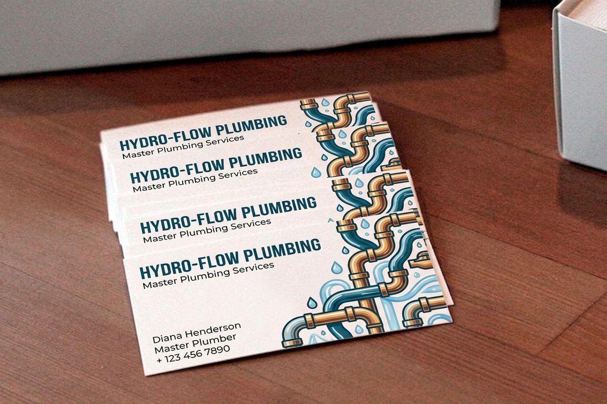 Plumbing Business Cards