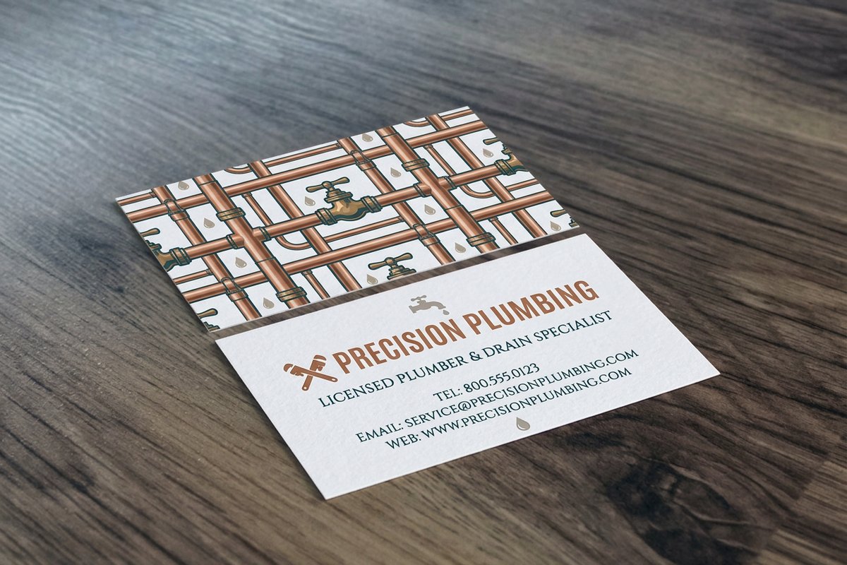 Plumbing Business Cards