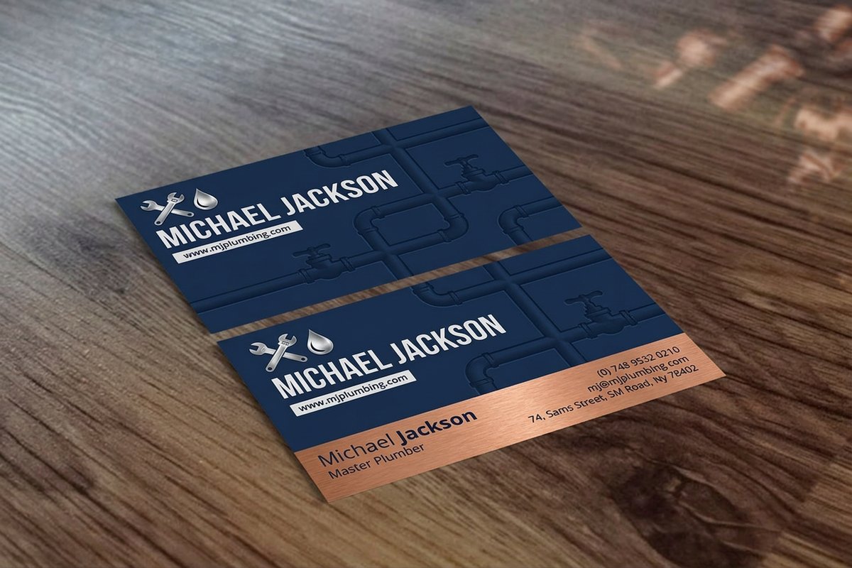 Plumbing Business Cards