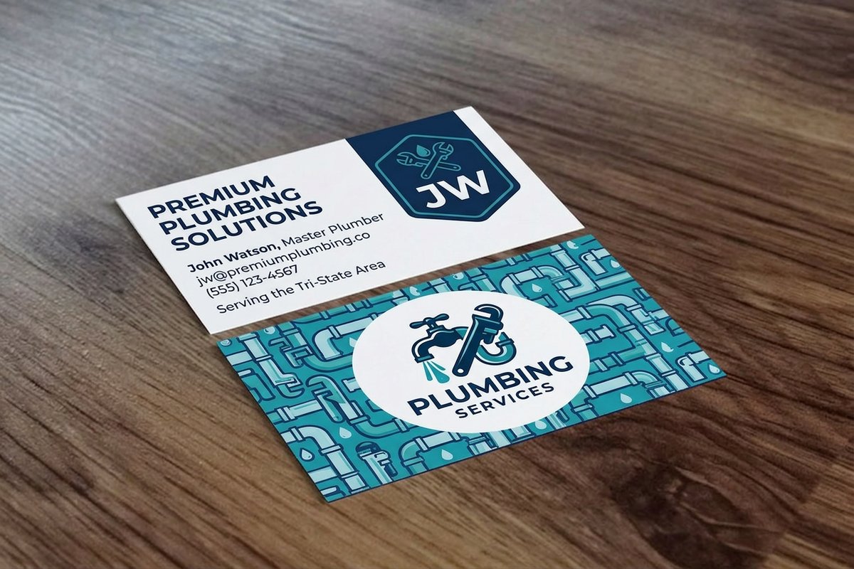 Plumbing Business Cards