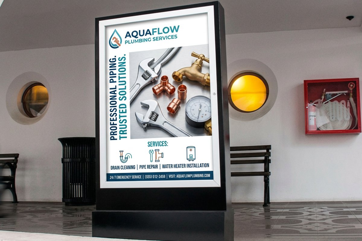 Plumbing Signs 2 - 4OVER4