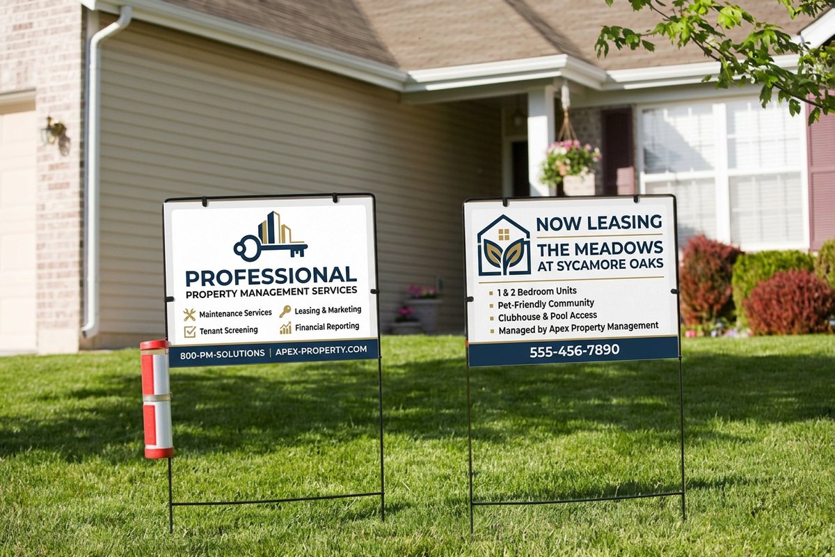 Property Management Signs