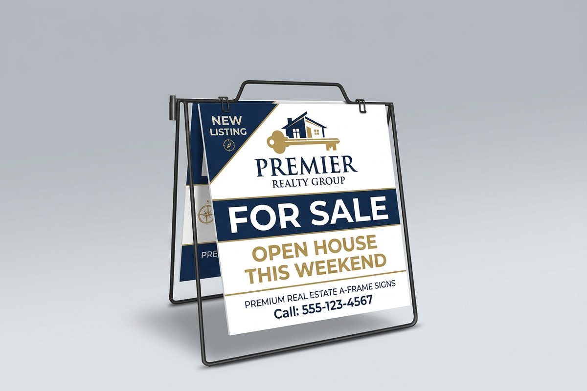 Real Estate a Frame Signs