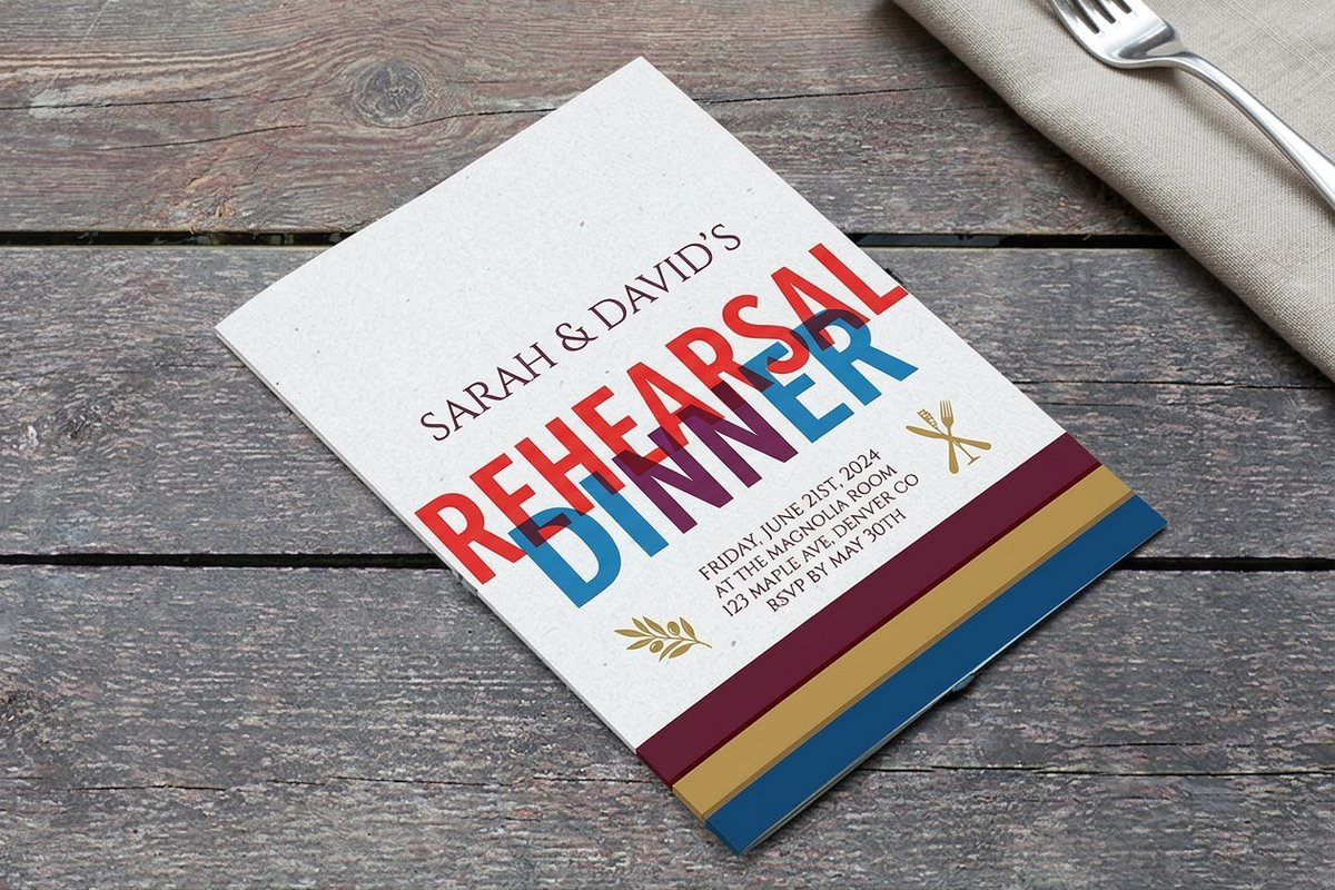 Rehearsal Dinner Invitations