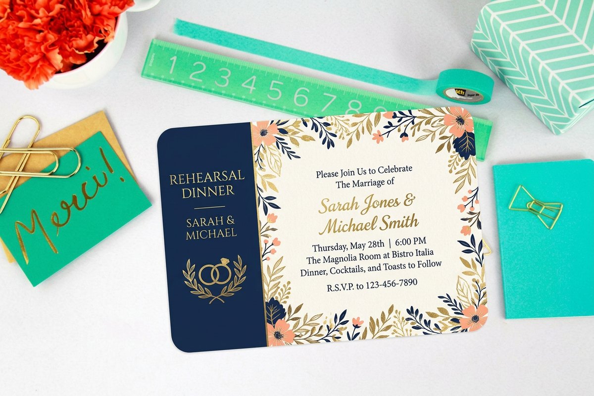Rehearsal Dinner Invitations 4 - 4OVER4