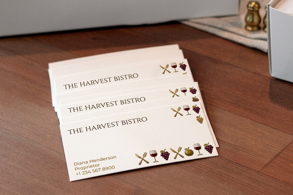 Restaurant Business Cards