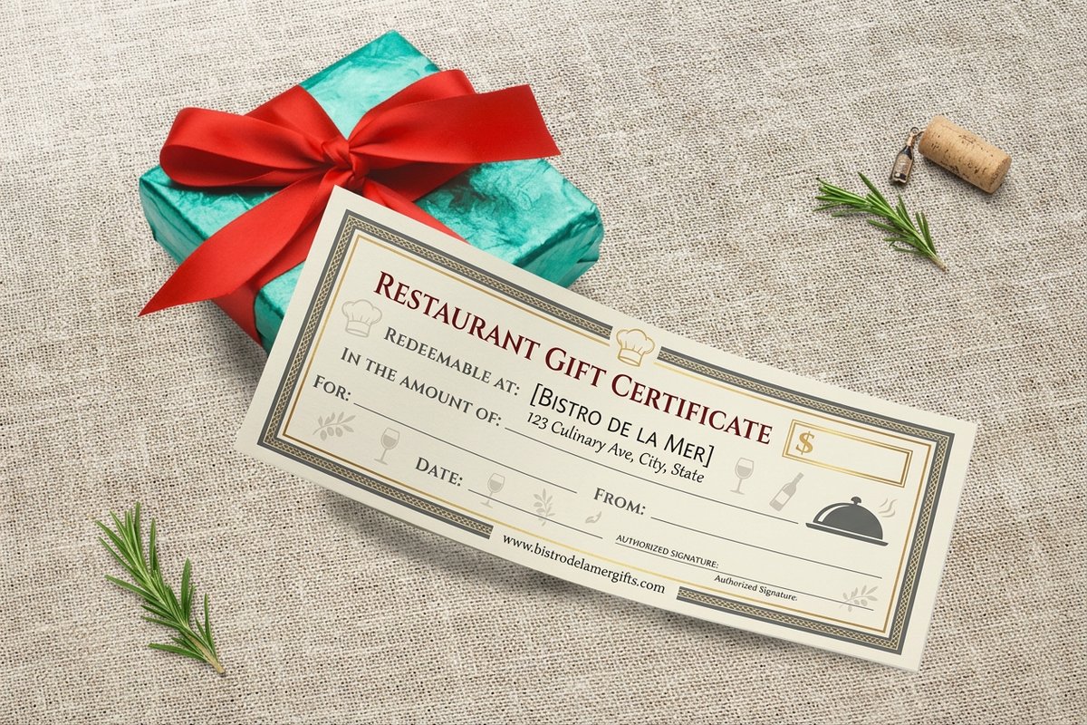 Restaurant Gift Certificates