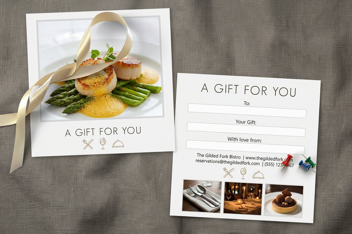 Restaurant Gift Certificates