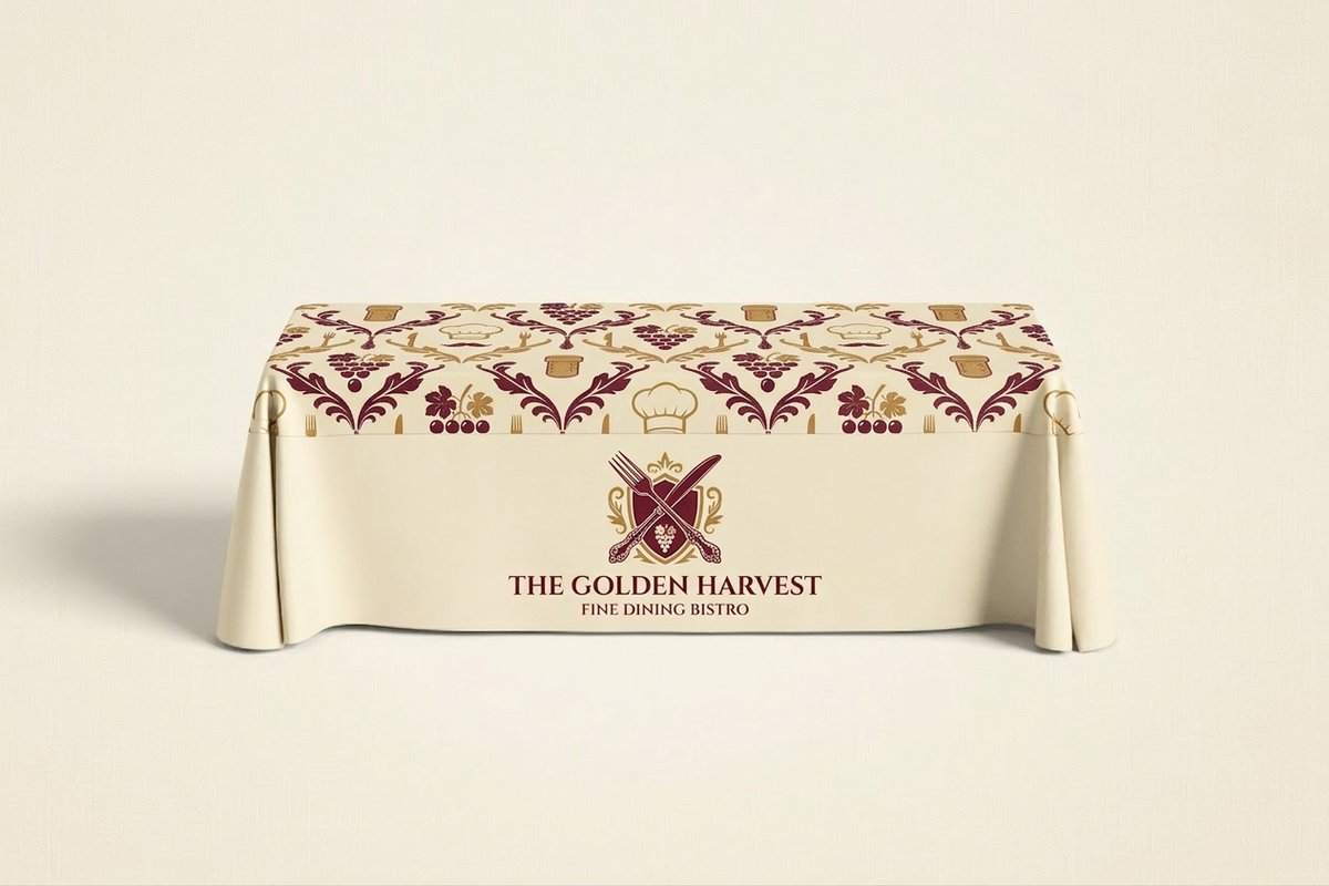 Restaurant Table Covers 3 - 4OVER4