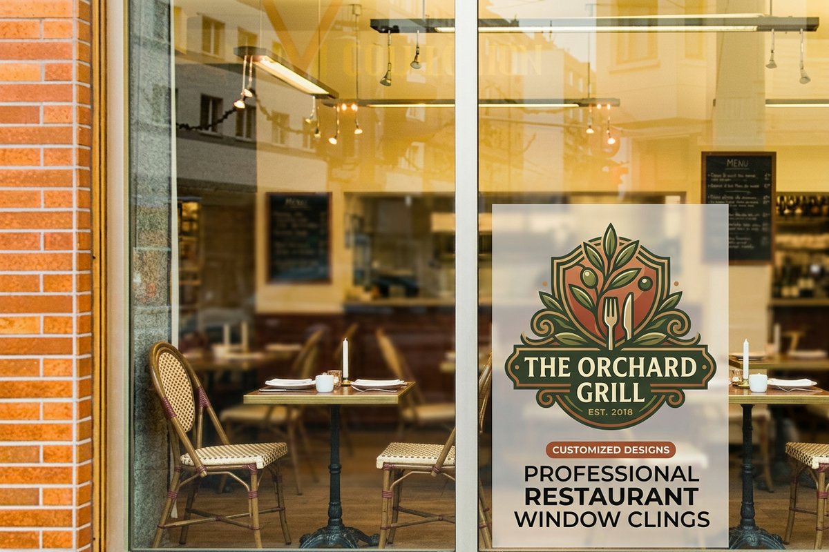 Restaurant Window Clings