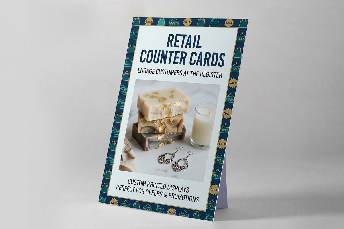 Retail Counter Cards