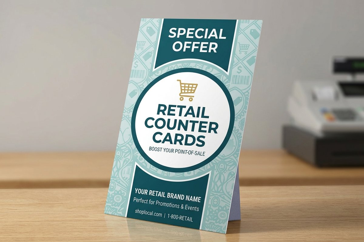 Retail Counter Cards
