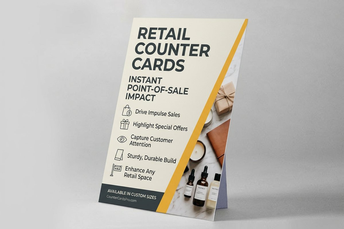 Retail Counter Cards