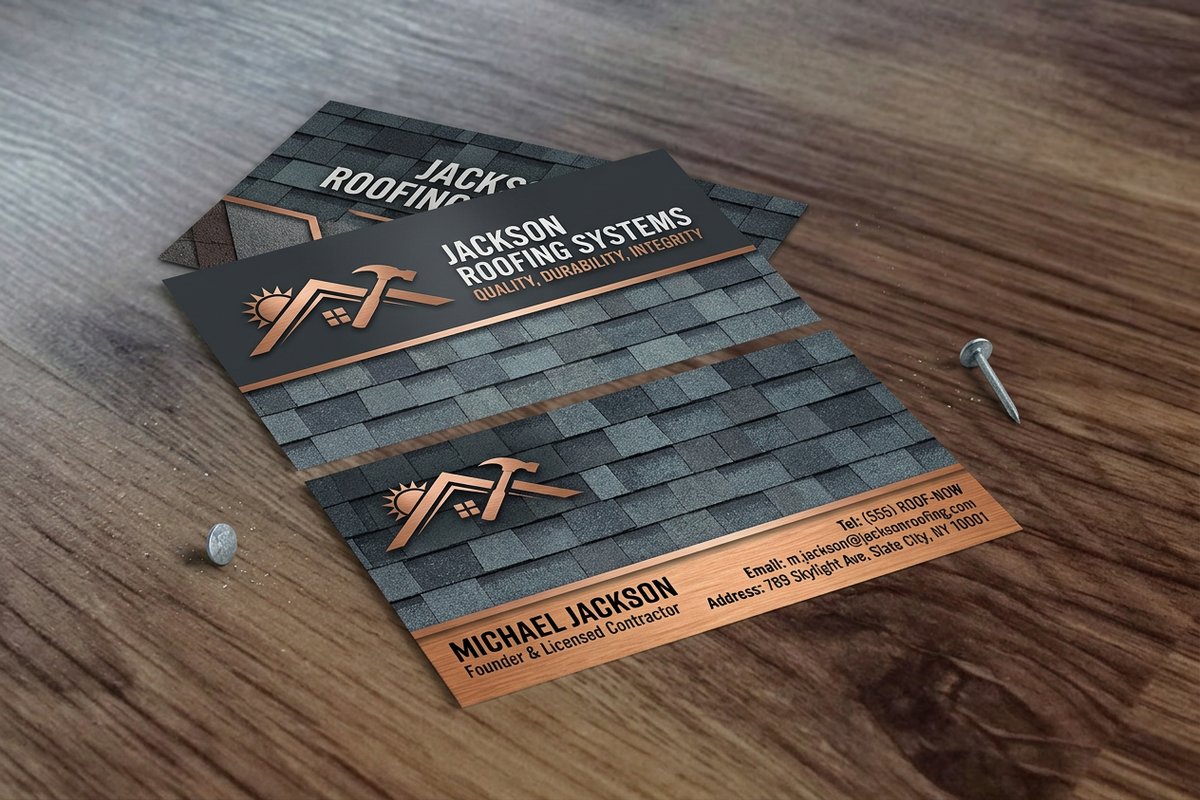 Roofing Business Cards