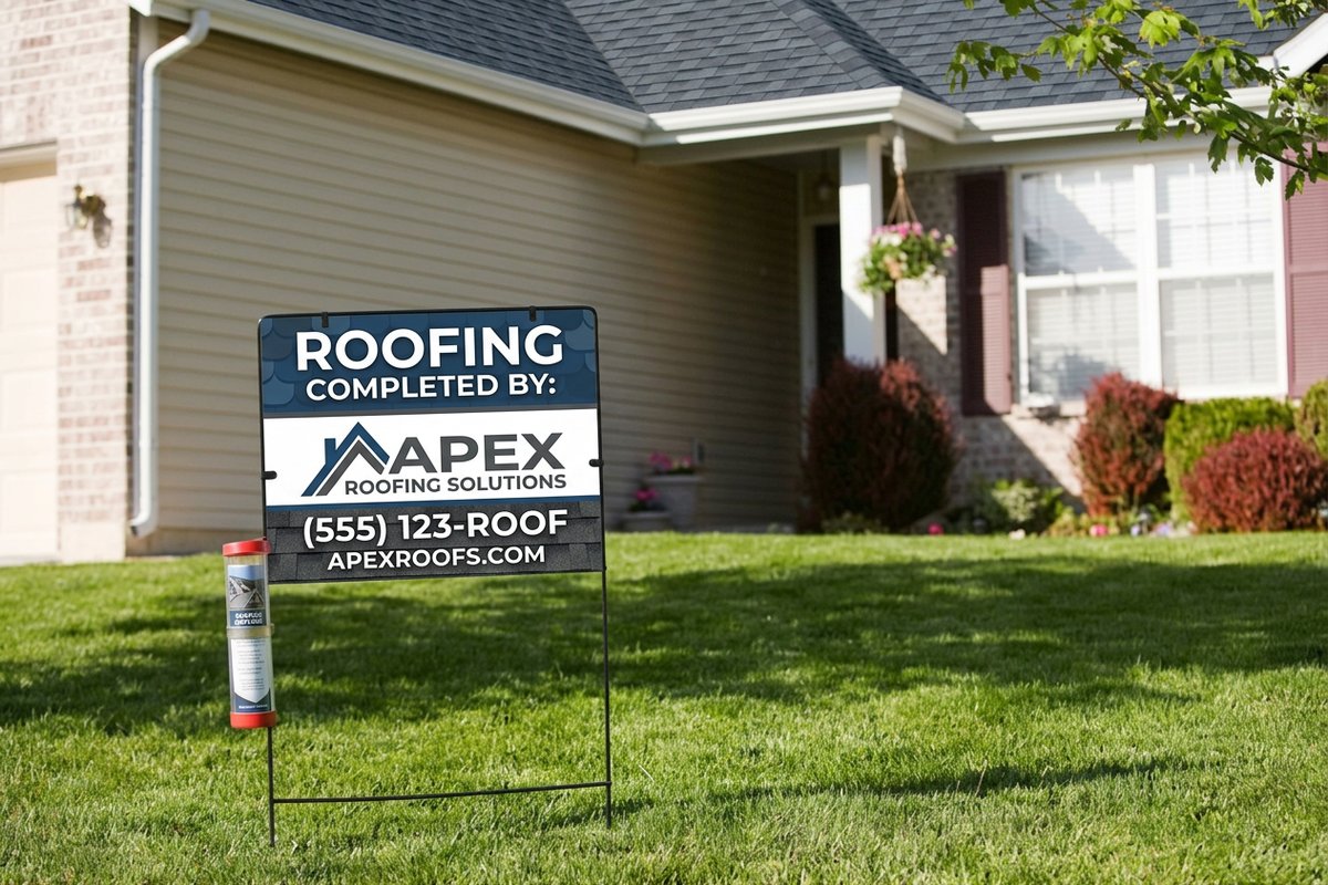 Roofing Yard Signs