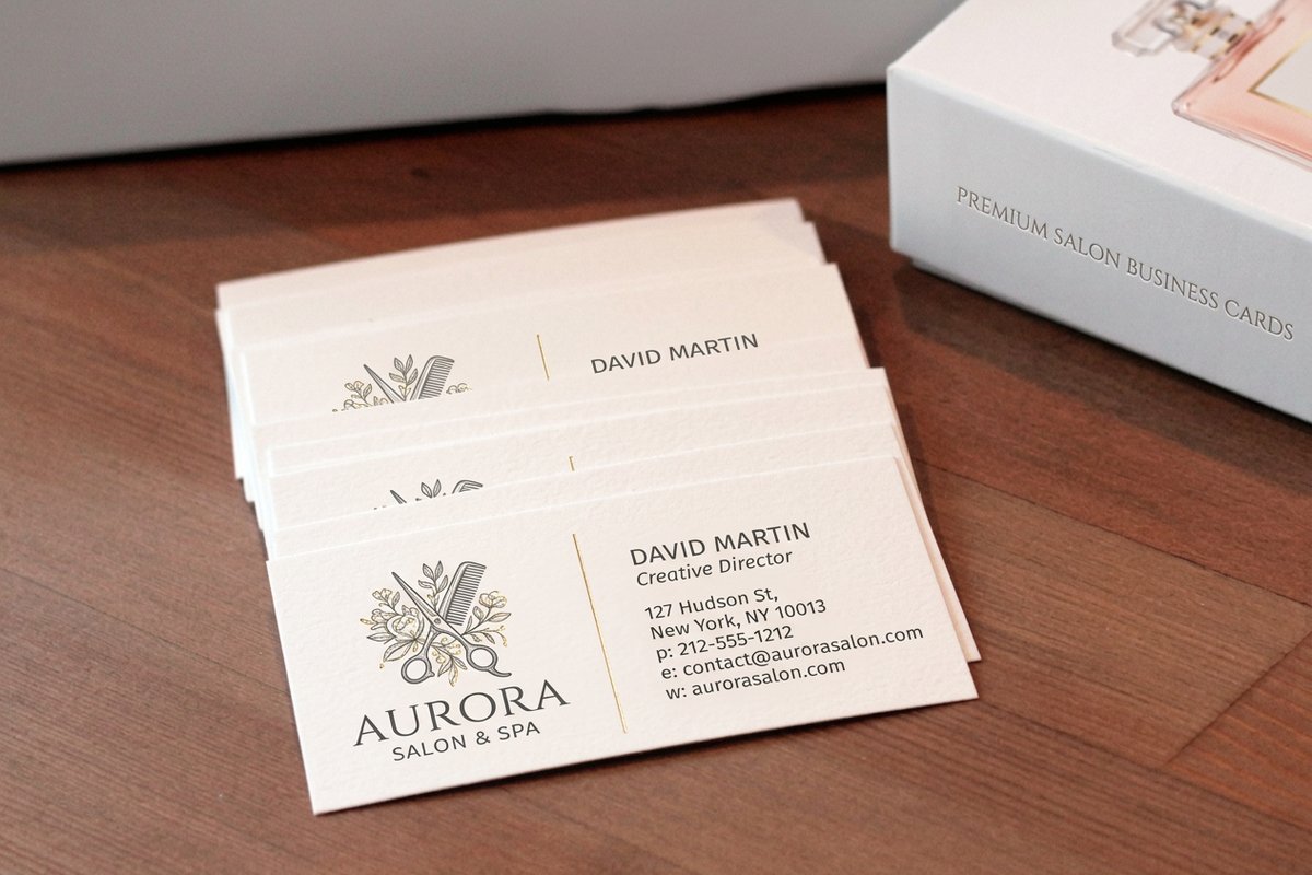 Salon Business Cards