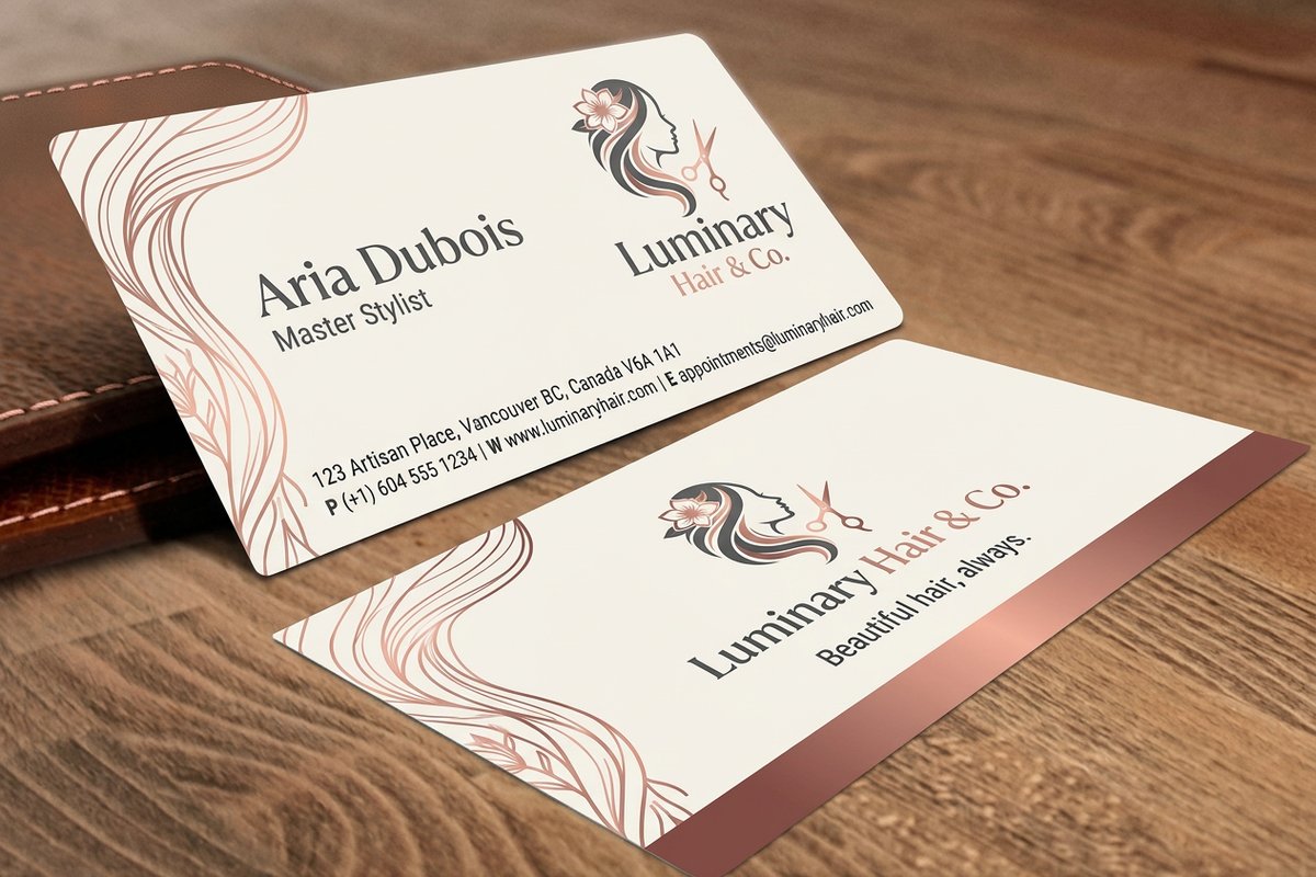 Salon Business Cards