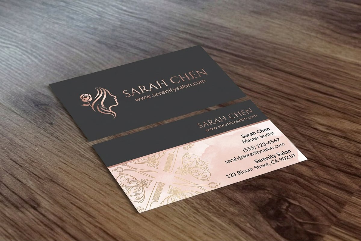 Salon Business Cards