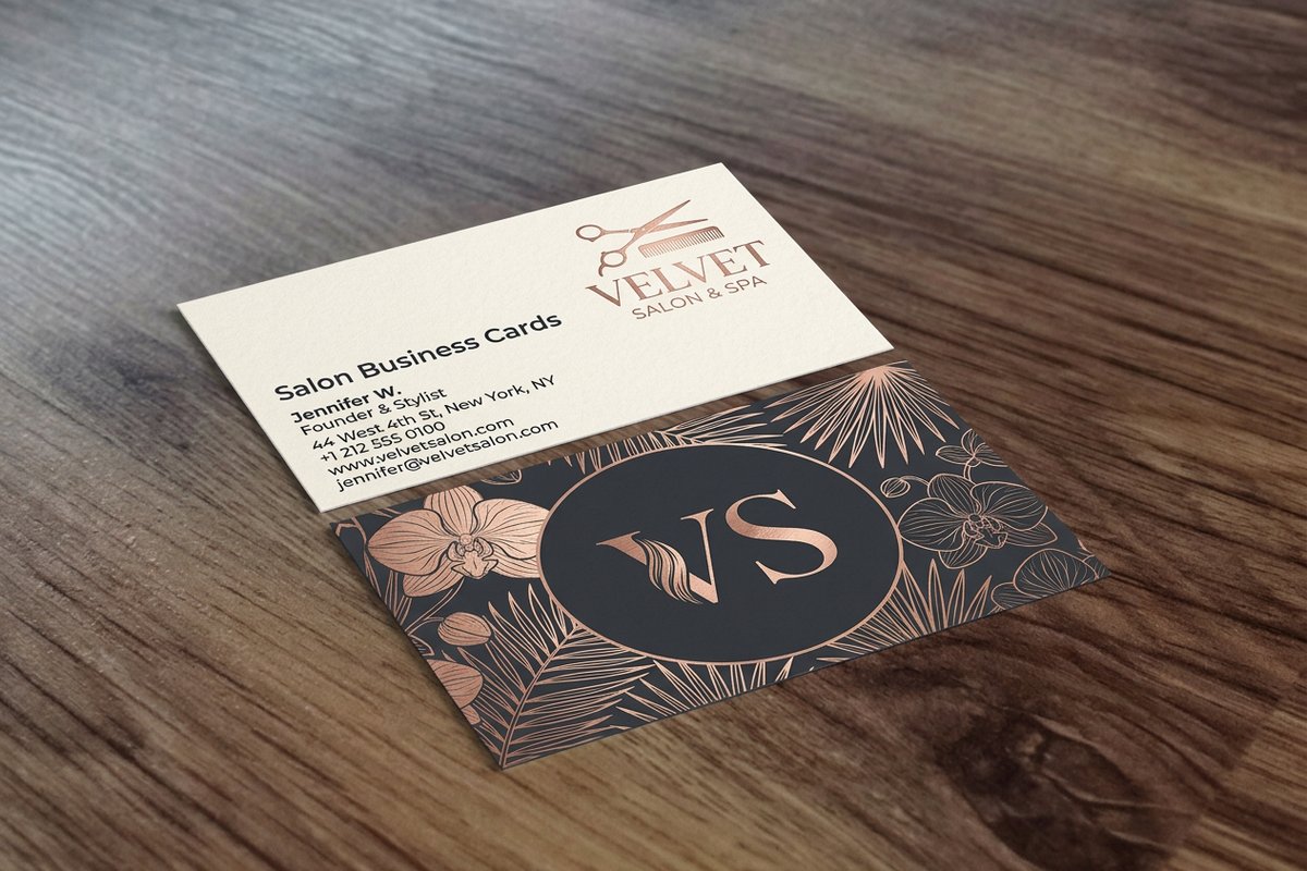 Salon Business Cards