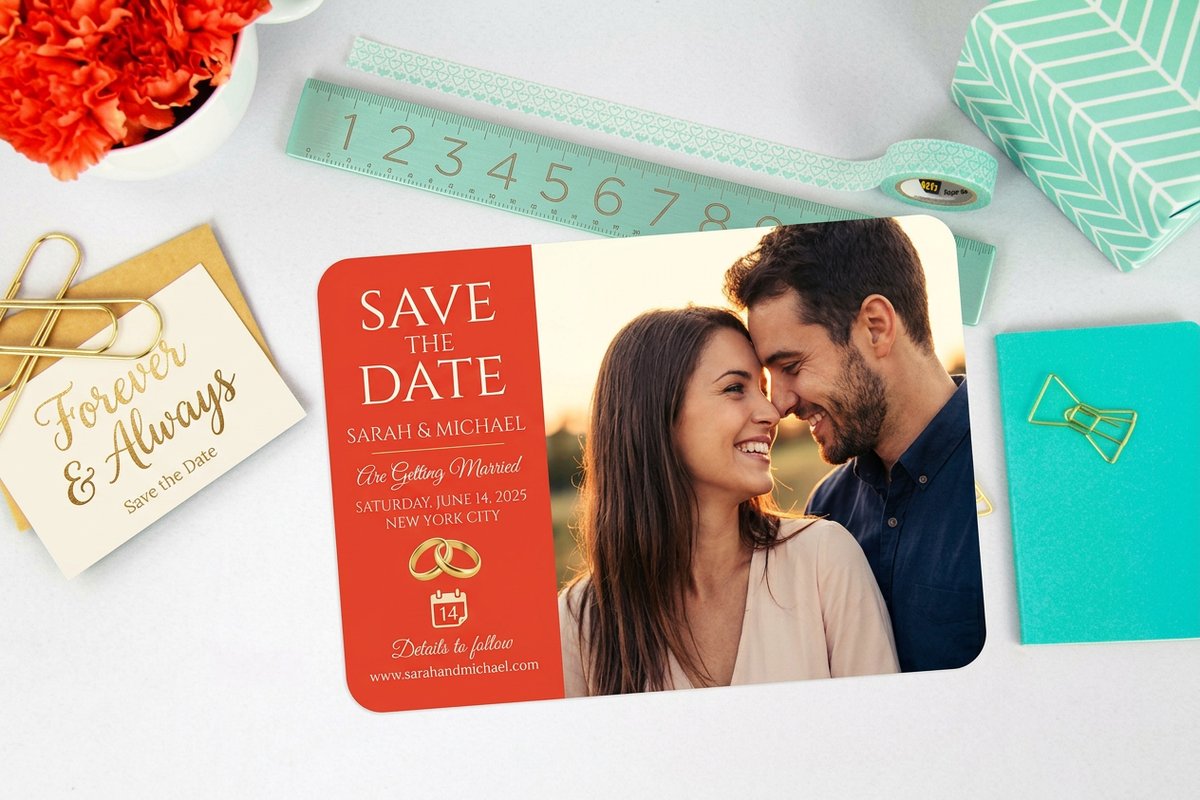 save the date printing - 4OVER4