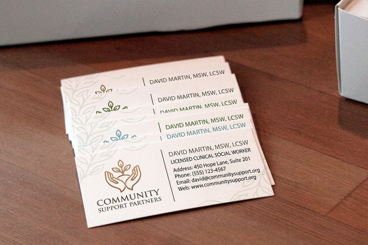Social Worker Business Cards