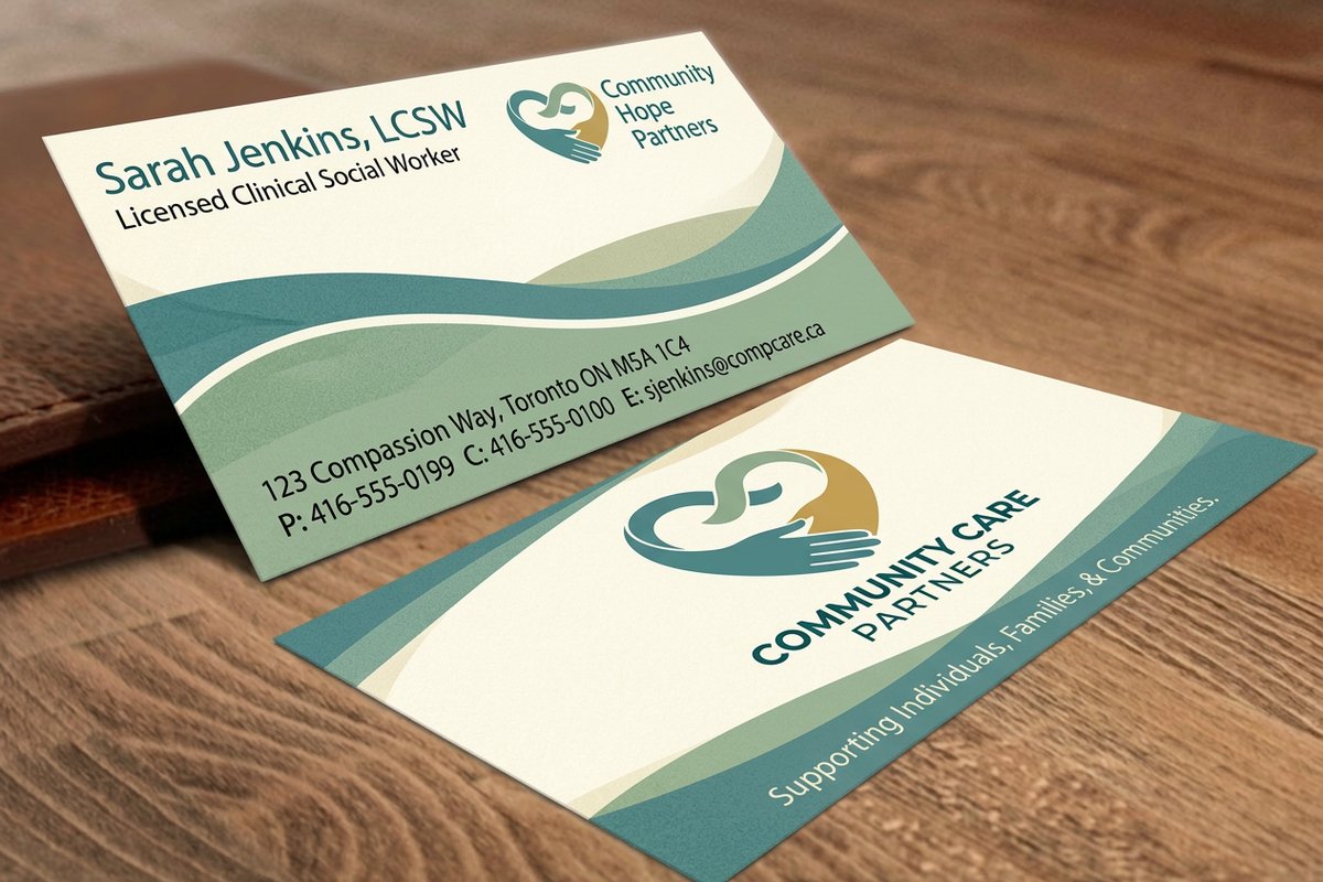 Social Worker Business Cards