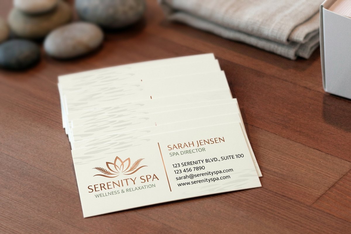Spa Business Cards