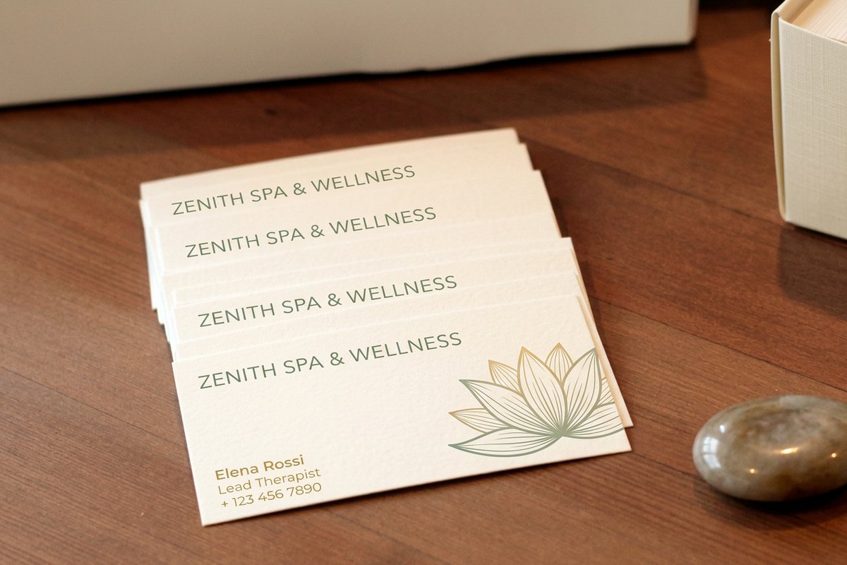 Spa Business Cards