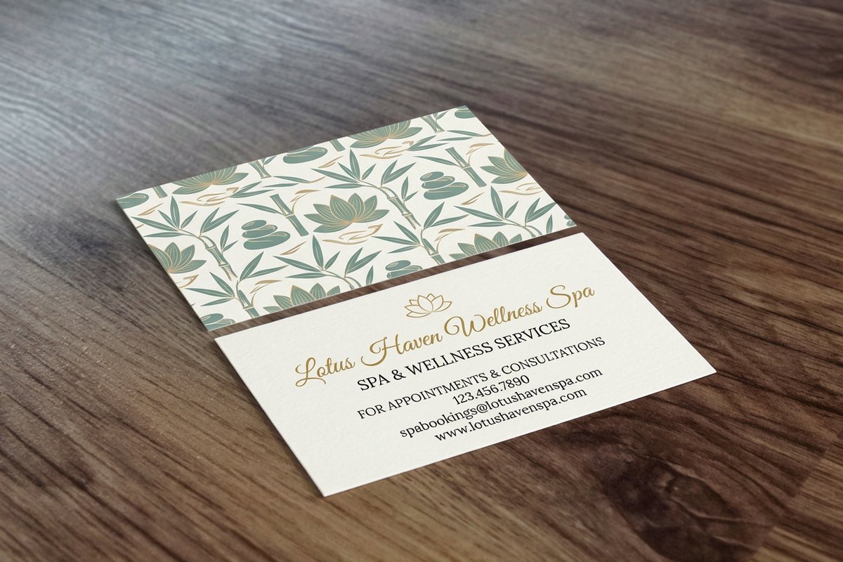 Spa Business Cards