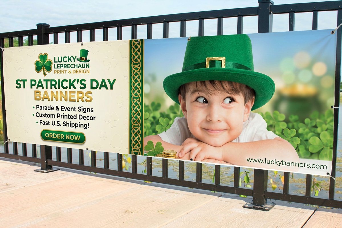 St Patricks Day Banners