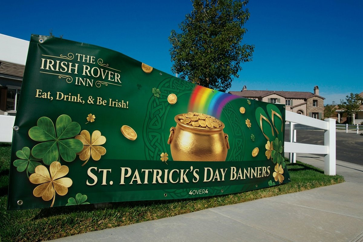 Custom banners printing - new_product 3 by 4OVER4