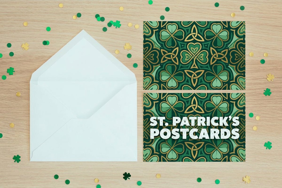 St Patricks Day Postcards 2 - 4OVER4