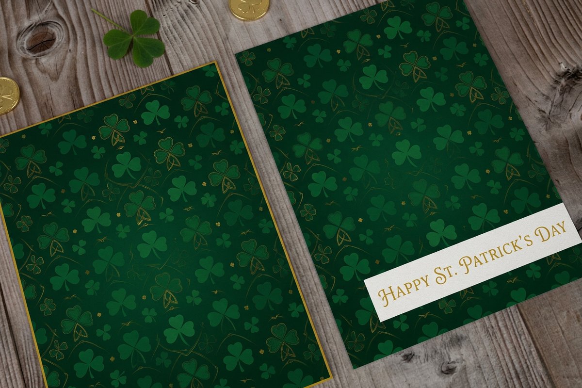 St Patricks Day Postcards 4 - 4OVER4