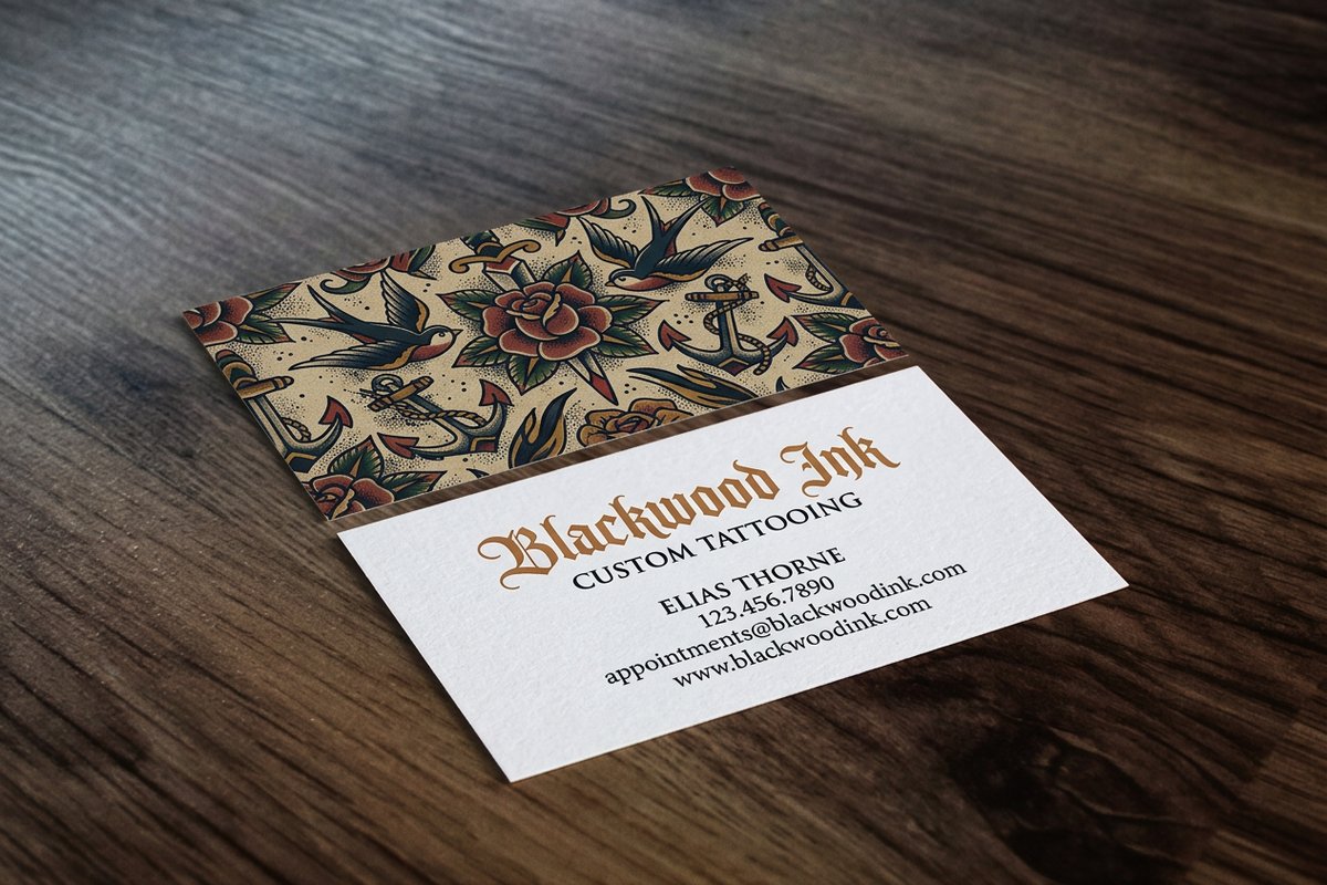Tattoo Business Cards