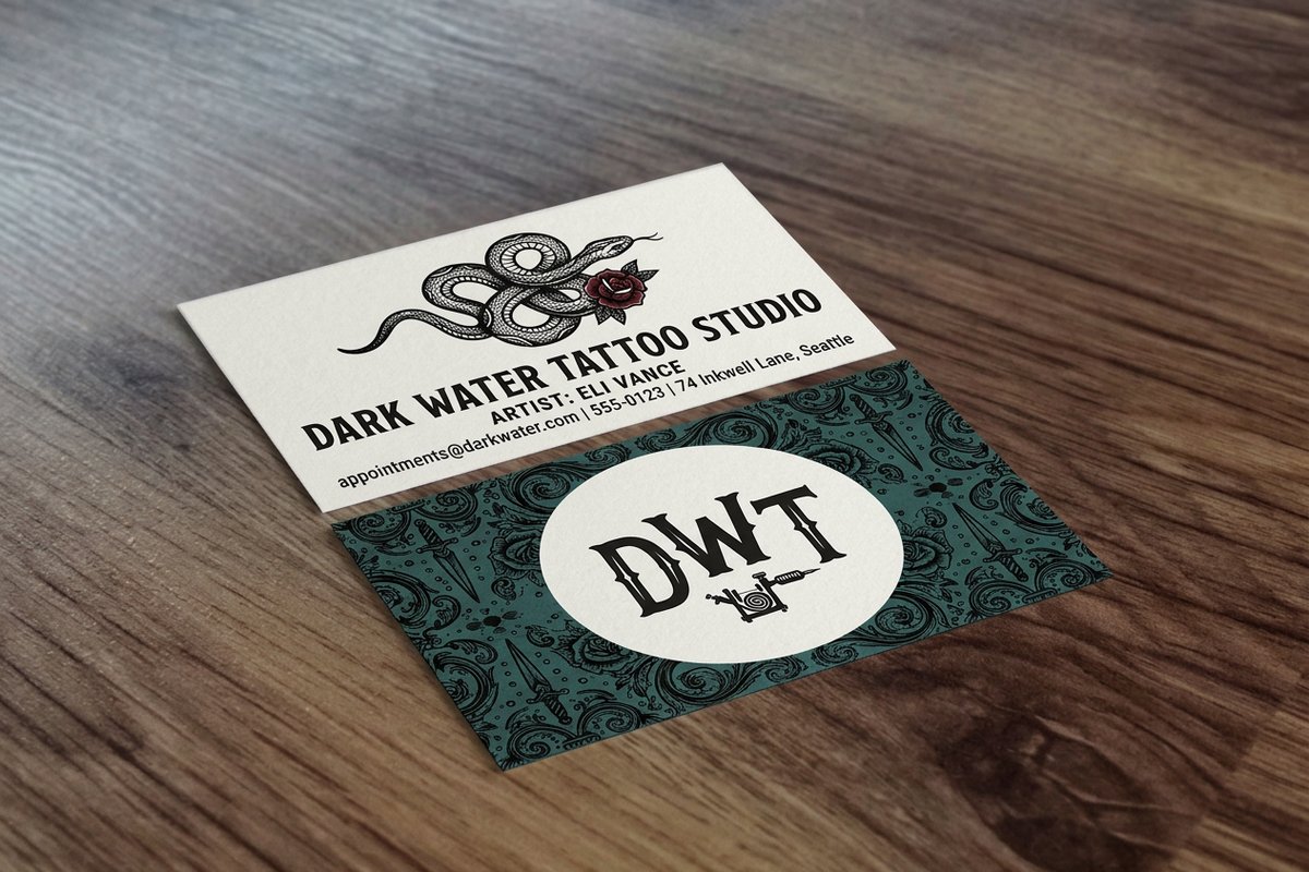 Tattoo Business Cards