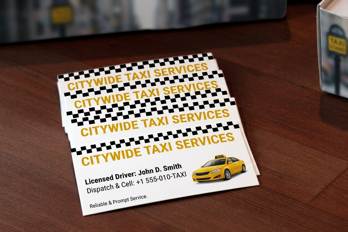 Taxi Business Cards