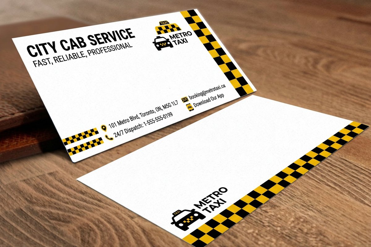 Taxi Business Cards