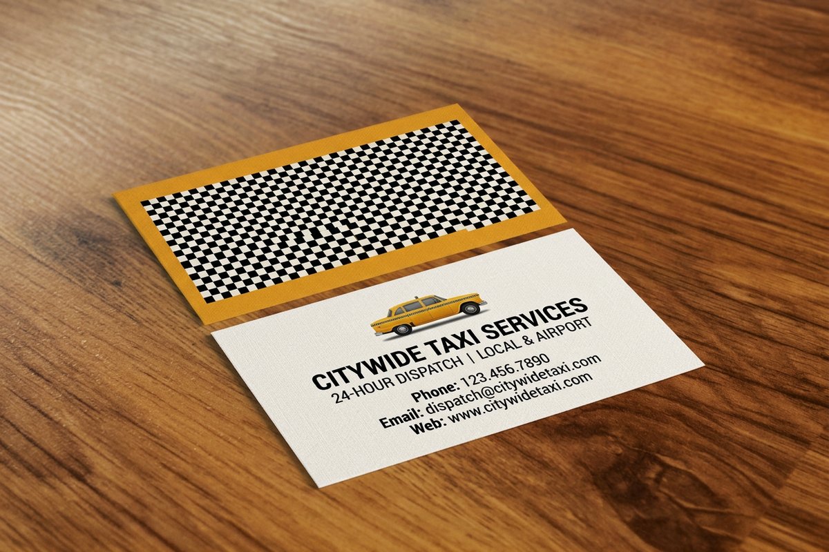 Taxi Business Cards
