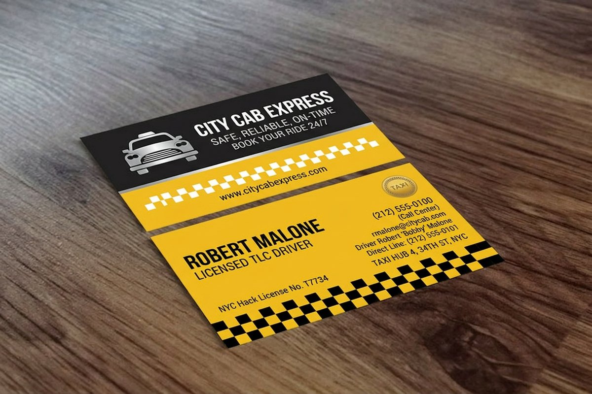 Taxi Business Cards
