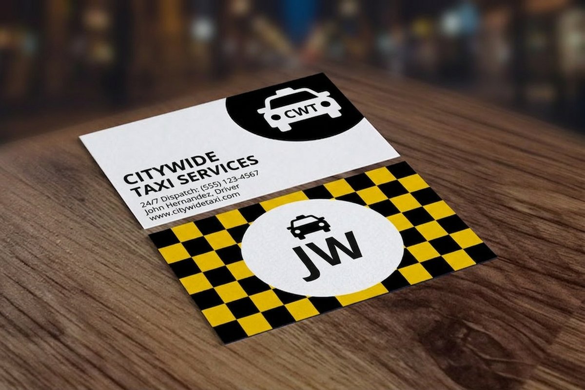 Taxi Business Cards
