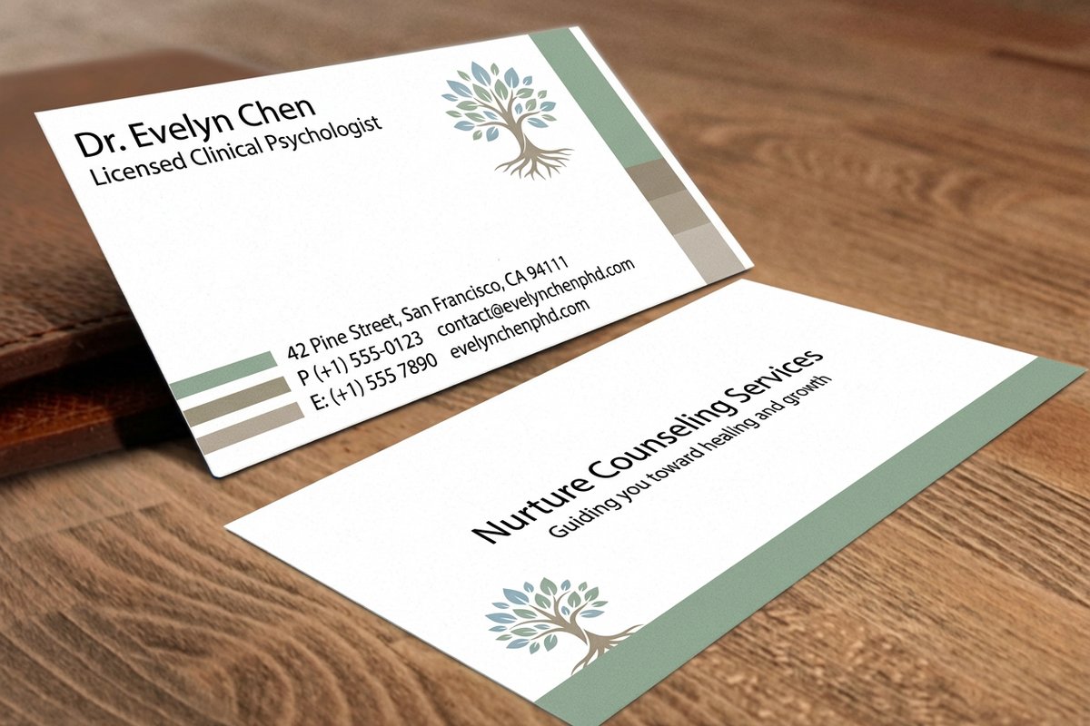 Therapist Business Cards