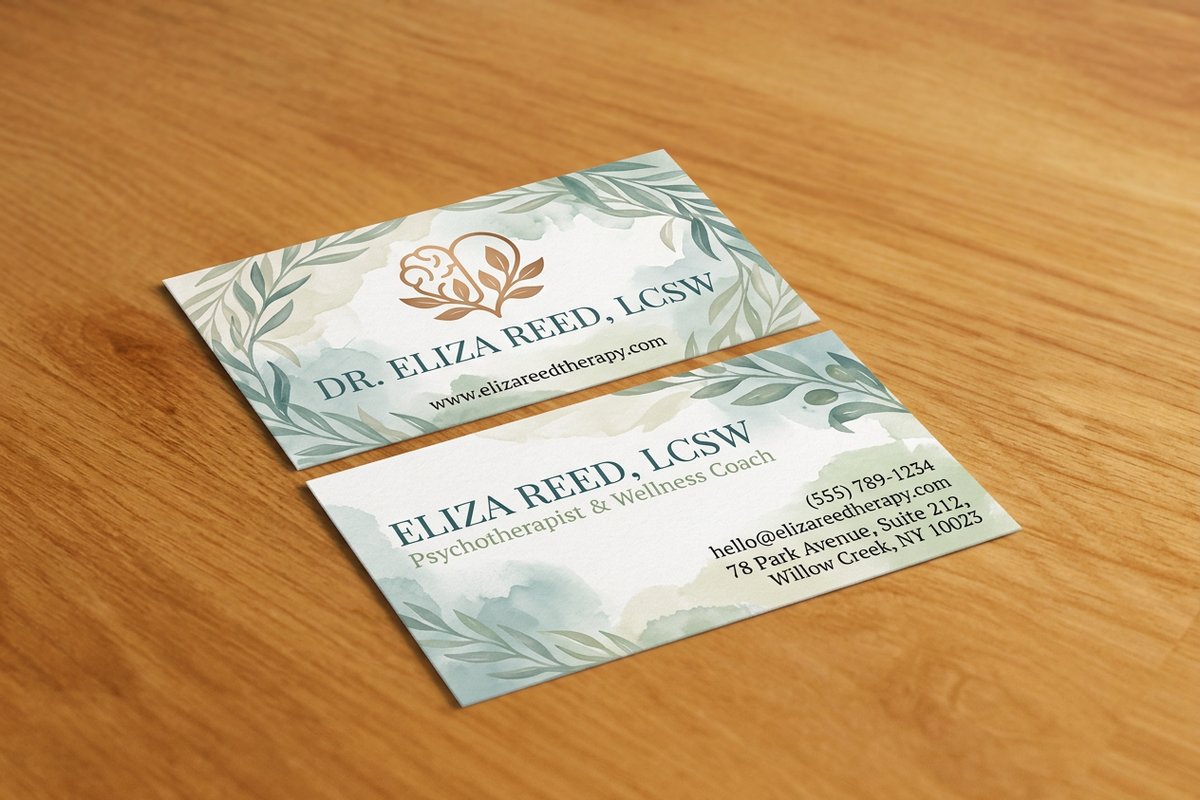 Therapist Business Cards
