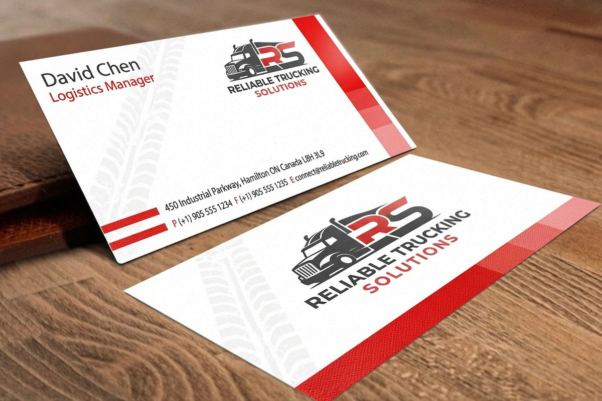 Truck Business Cards