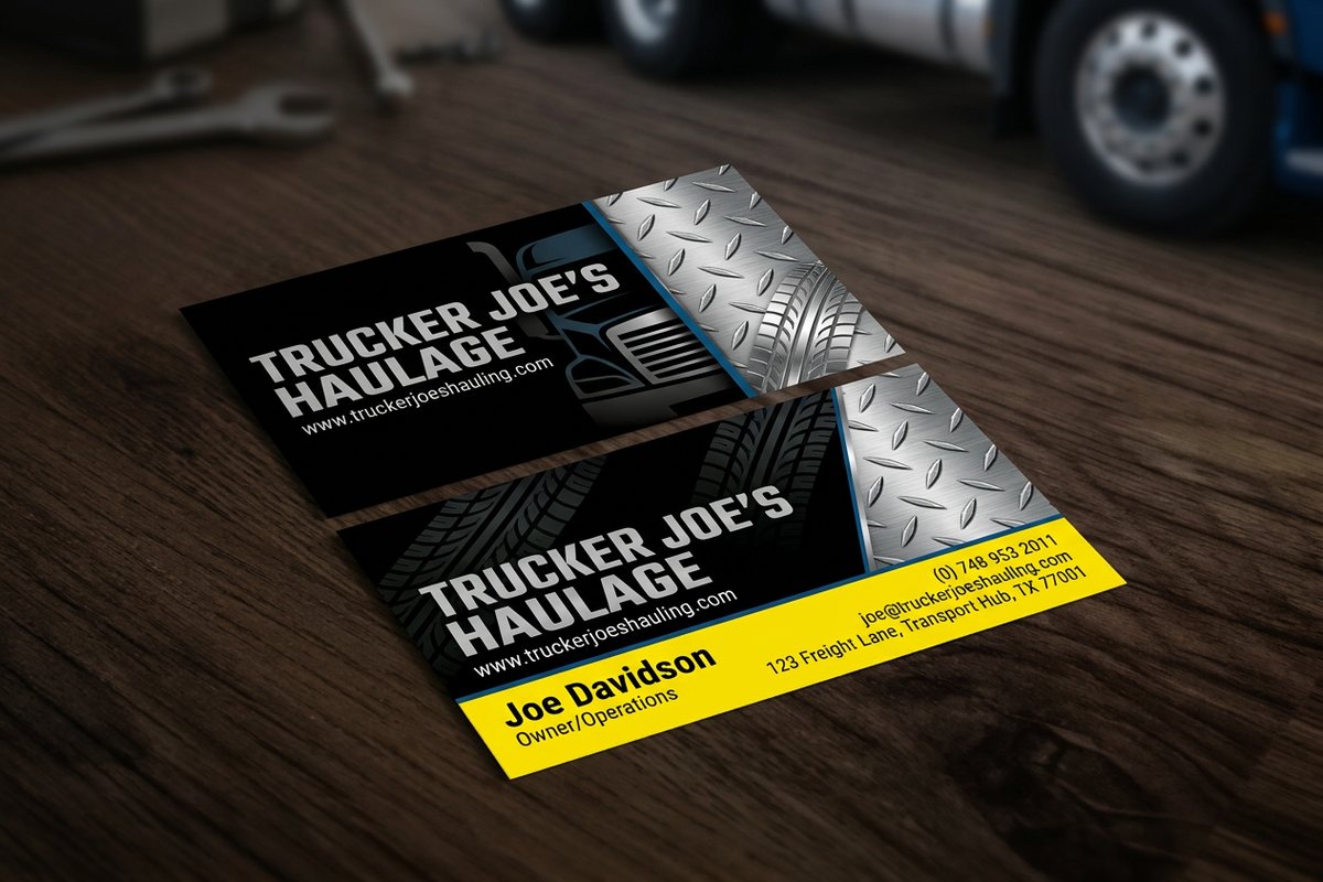 Truck Business Cards