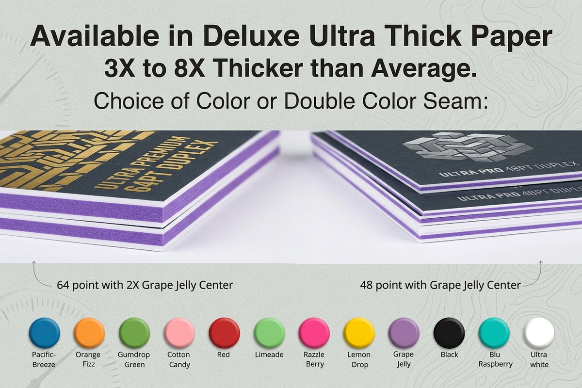 Ultra Thick Business Cards 5 - 4OVER4