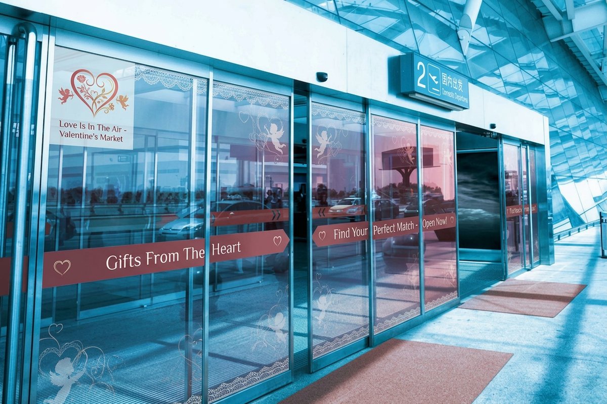 Valentines Window Clings