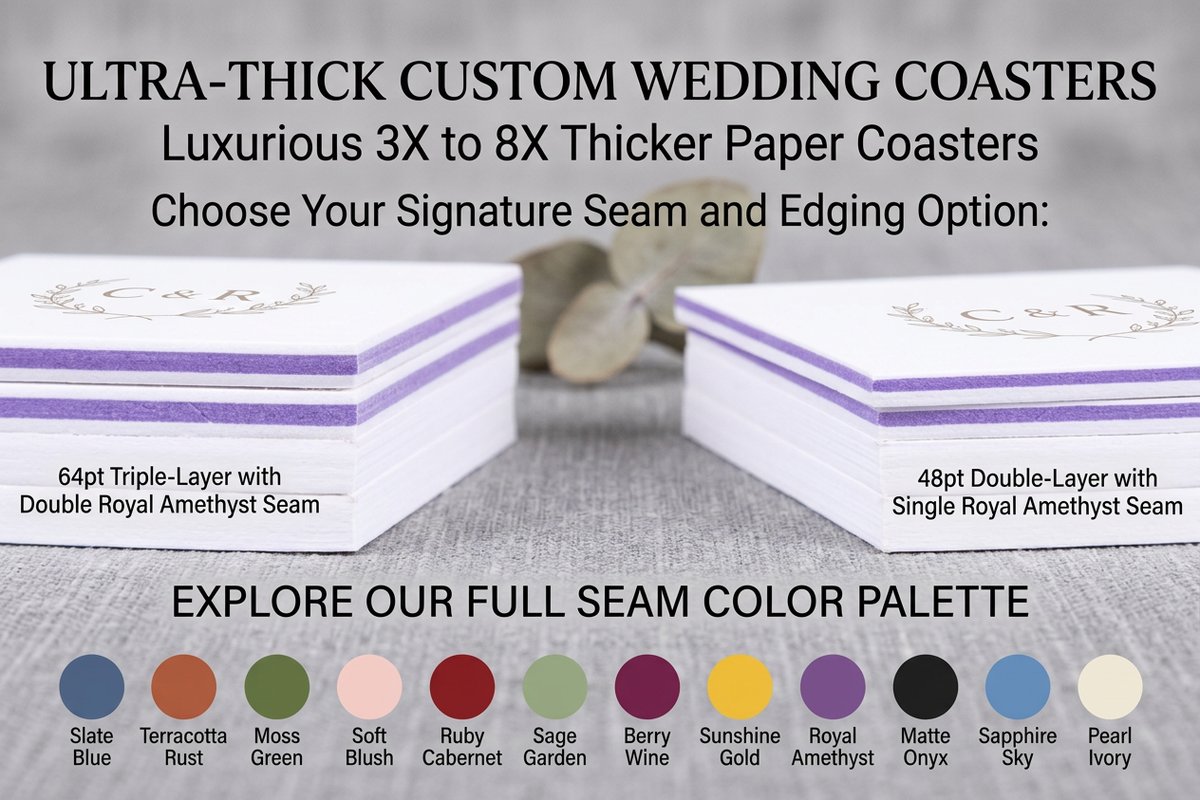 Wedding Drink Coasters