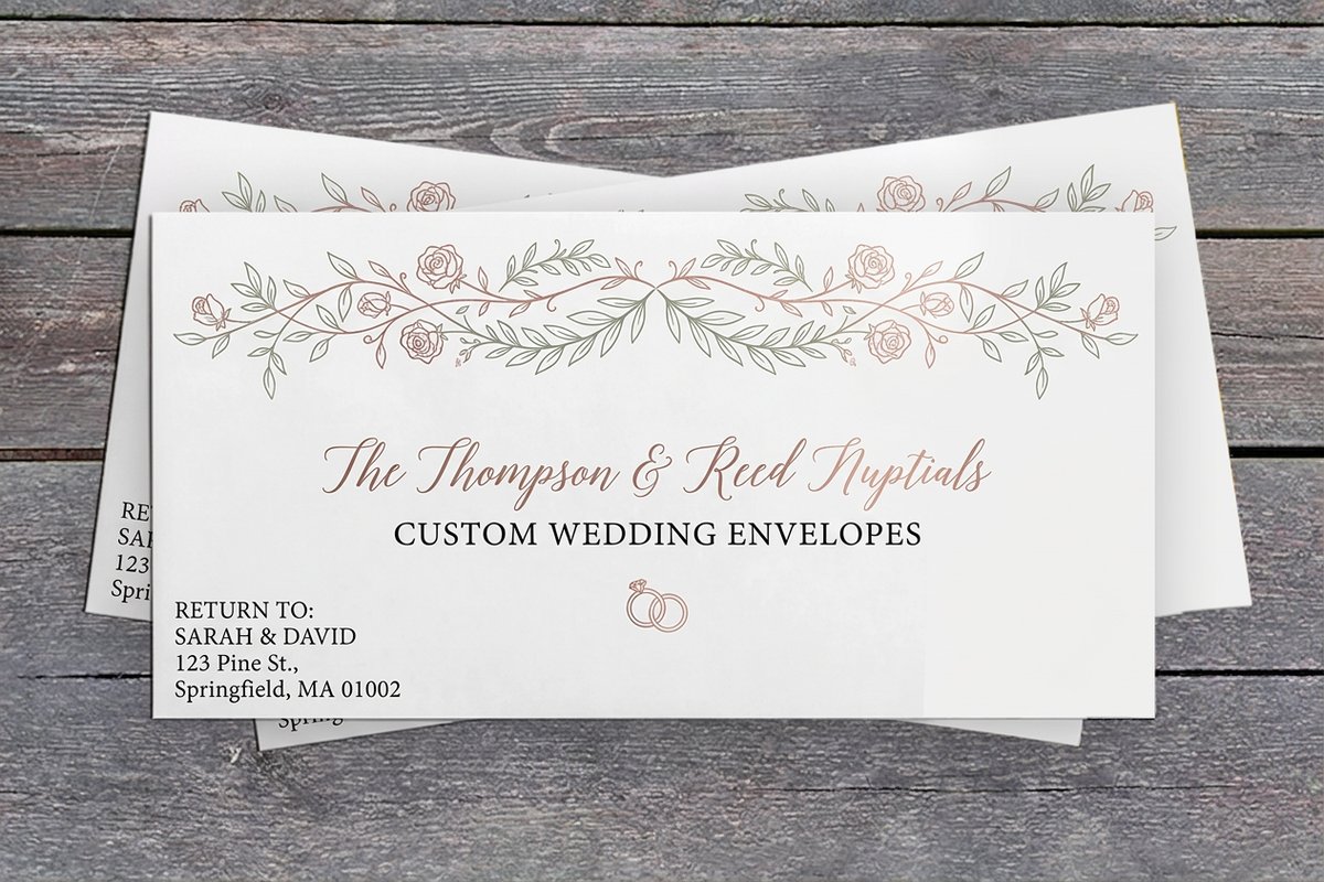 Wedding Envelopes by 4OVER4