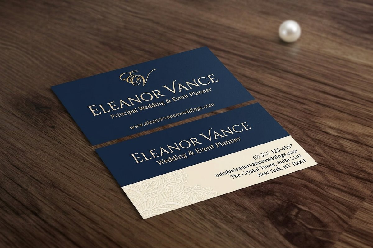 Wedding Planner Business Cards