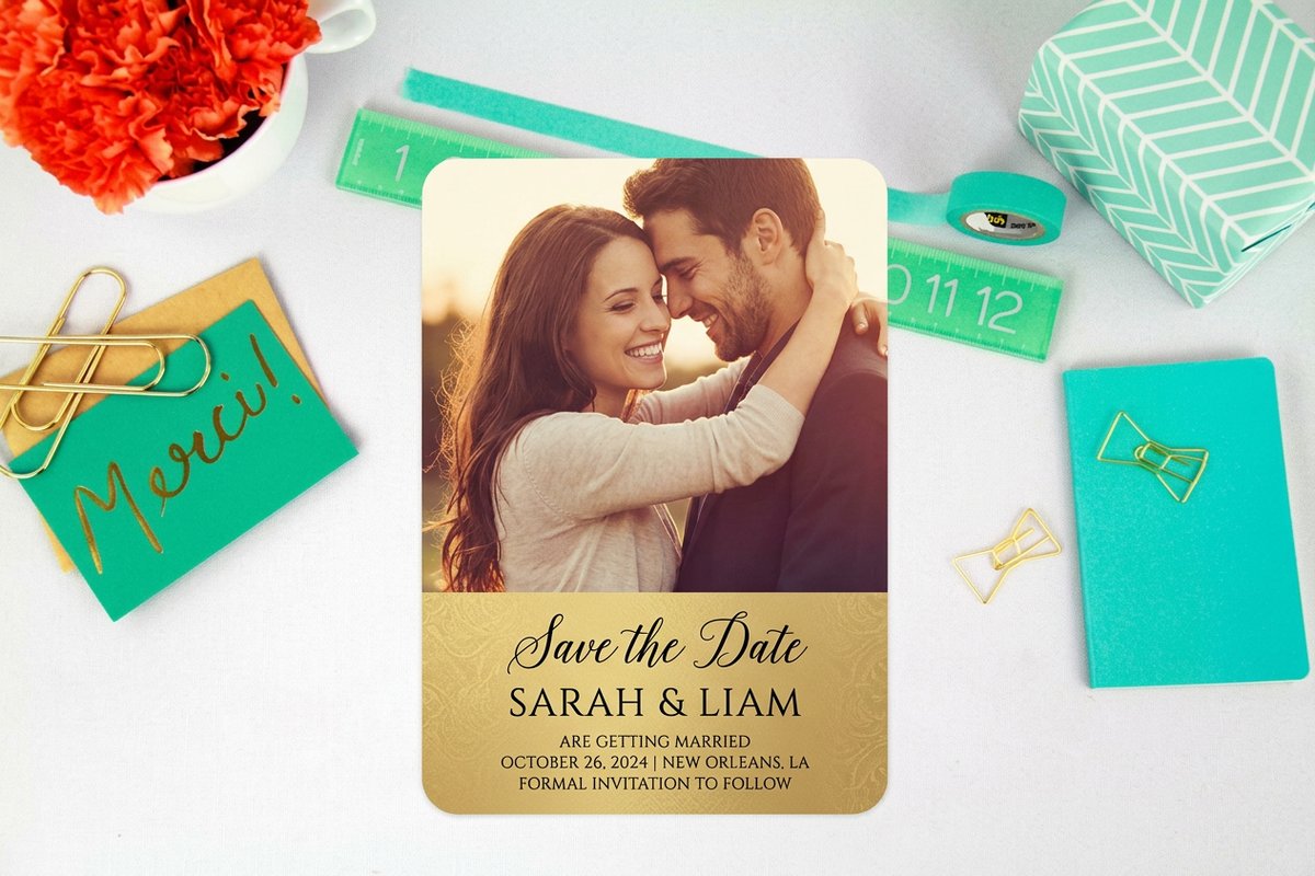 Wedding Save The Date Cards 1 - 4OVER4